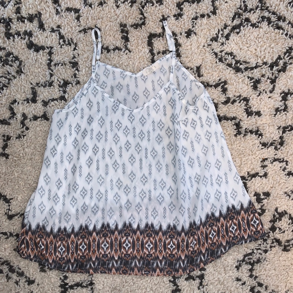 Beautiful sheer tank top blouse